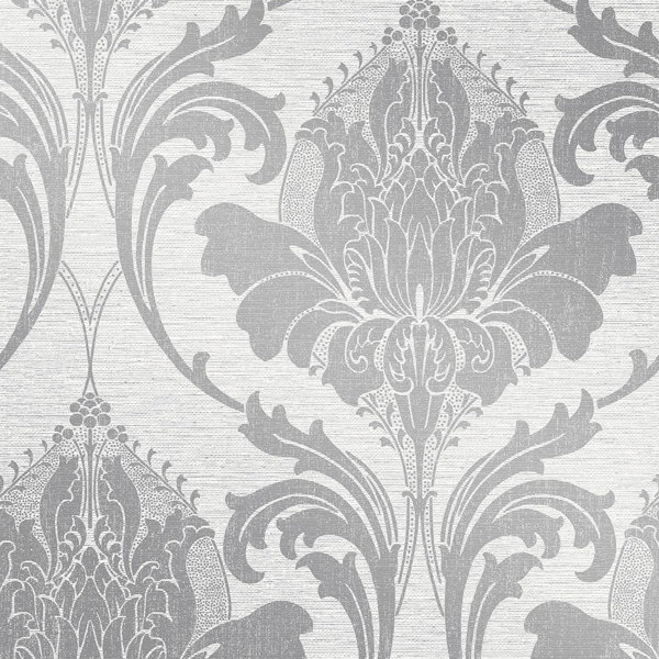 Etta Avenue Damask Wallpaper & Reviews Wayfair.co.uk